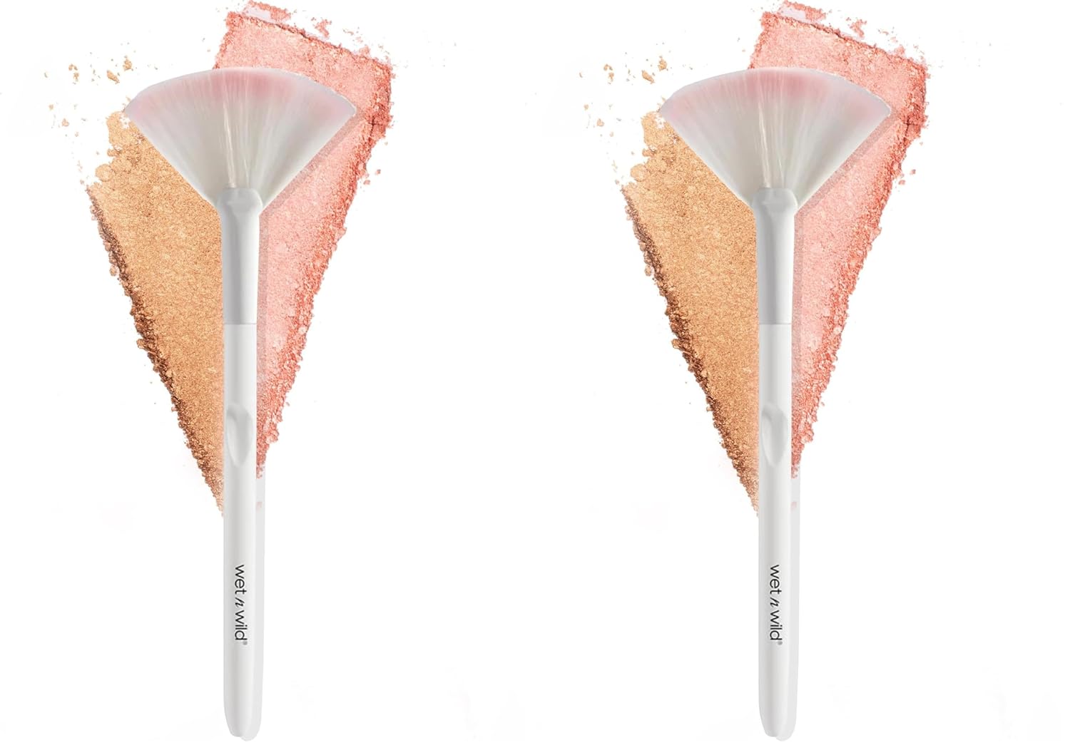 Wet n Wild Angled brush, Foundation Makeup Blending Brush, Ultra-Thin Precision, Ergonomic Handle (Pack of 2) Quick Pick Grocers