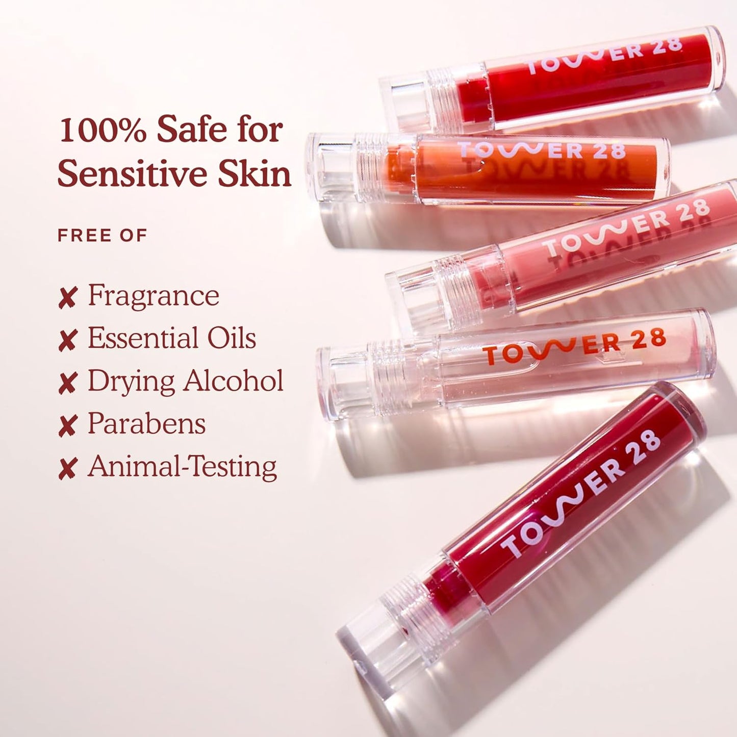 Tower 28 ShineOn Lip Gloss Jelly - Hydrating Tinted Lip Balm + Milky Gloss for Sensitive Lips - Non-Sticky + High-Shine Jelly Formula with Nourishing Oil Blend Quick Pick Grocers