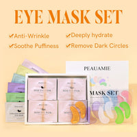 PEAUAMIE Under Eye Patches Collagen and Peptide Eye Mask for Dark Circles and Puffiness,Face Mask Skin Care Products 30 Pairs Quick Pick Grocers