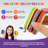 Ziogogco Silicone Magnetic Slider Toys，for Adults & Teens, Relieves Stress and Anxiety in Children with Autism. A Must-Have Toy for Office Desk Toy, Stocking Stuffers for Women Men Teen Gift Quick Pick Grocers