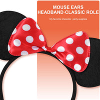 20 Pack Mouse Ears Headband for Birthday Party Supplies and Mouse Themed costume Cosplay Decoration Quick Pick Grocers