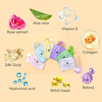 PEAUAMIE Under Eye Patches Collagen and Peptide Eye Mask for Dark Circles and Puffiness,Face Mask Skin Care Products 30 Pairs Quick Pick Grocers