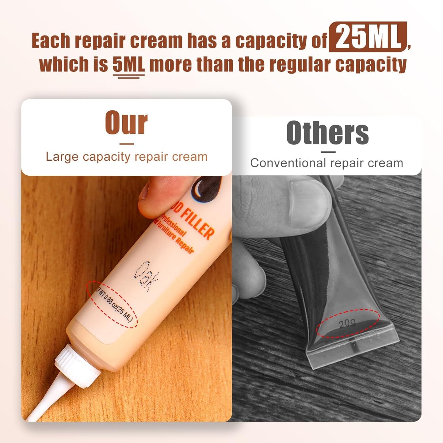 Wood Furniture Repair Kit- Set of 41 Laminate Vinyl Floor Repair Kit Wood Fillers,Floor Scratch Repair, Touch Up Markers, Restore Hardwood Scratches, Cracks, Hole for Floor, Table, Door, Cabinet Quick Pick Grocers
