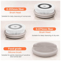 TOUCHBeauty Spin Brush Face Cleanser with 3 Brush Heads for Deep Cleansing Exfoliation and Massaging Quick Pick Grocers
