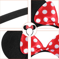 20 Pack Mouse Ears Headband for Birthday Party Supplies and Mouse Themed costume Cosplay Decoration Quick Pick Grocers