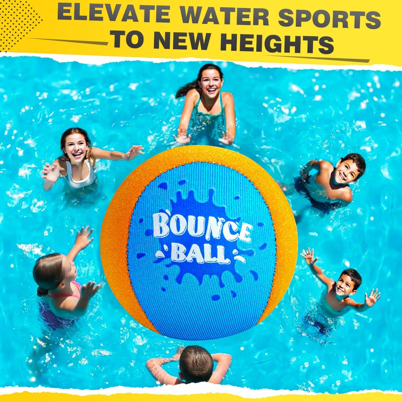 Bambilo Water Skipping Ball | 2-Pack Bounce Balls | Water Bouncing Beach Balls & Grip Ball | Pool Toys for Kids Age 5-8-12 | Great Summer Water Toy for Beach Swimming Pool River Lake Quick Pick Grocers