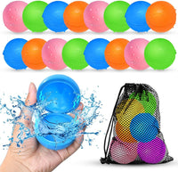 Reusable Water Balloons, Pool Beach Water Toys for Boys and Girls, Summer Toys for Kids Ages 3-12, Magnetic Water Ball for Outdoor Activities Quick Pick Grocers