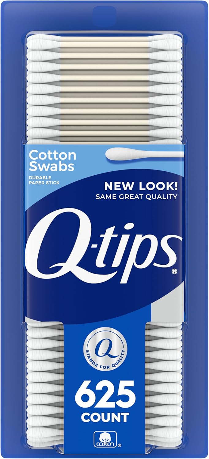 Q-tips Cotton Swabs For Hygiene and Beauty Care Original Cotton Swab Made With 100% Cotton 625 Count Quick Pick Grocers
