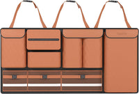 SugarFox Backseat Hanging Trunk Organizer for SUVs, Cars, Trucks & MPVs | Multi-Pocket Storage with Anti-Slip Straps | Space-Saving Auto Accessory | Gift for Drivers | 37.8" x 18.1" Quick Pick Grocers