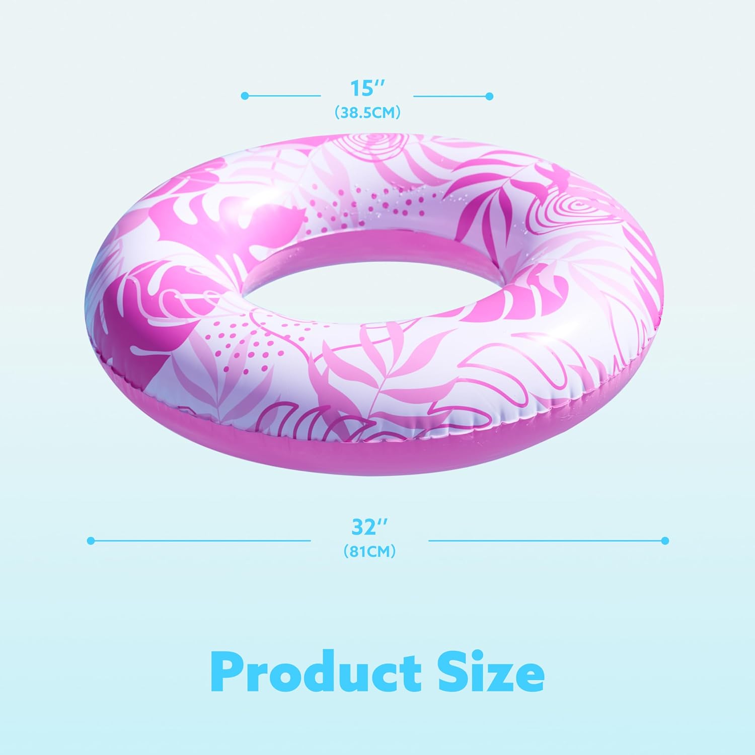 JOYIN 3 Pack Pool Floats, Pool Tube for Kids Swim Rings Inflatable Tubes, Floatie Ring Water Toys for Swimming, Summer Beach Party Quick Pick Grocers