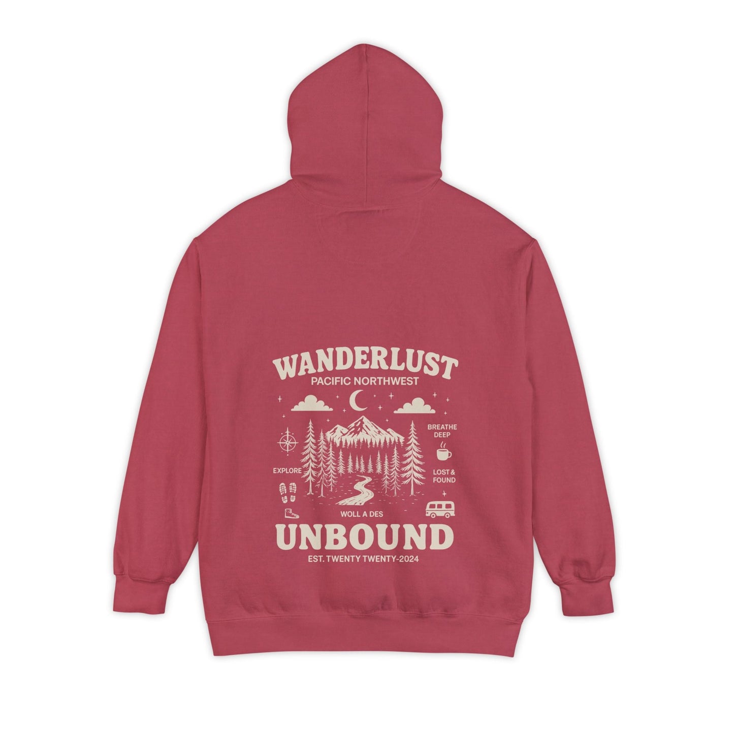 Garment-Dyed Hoodie Printify