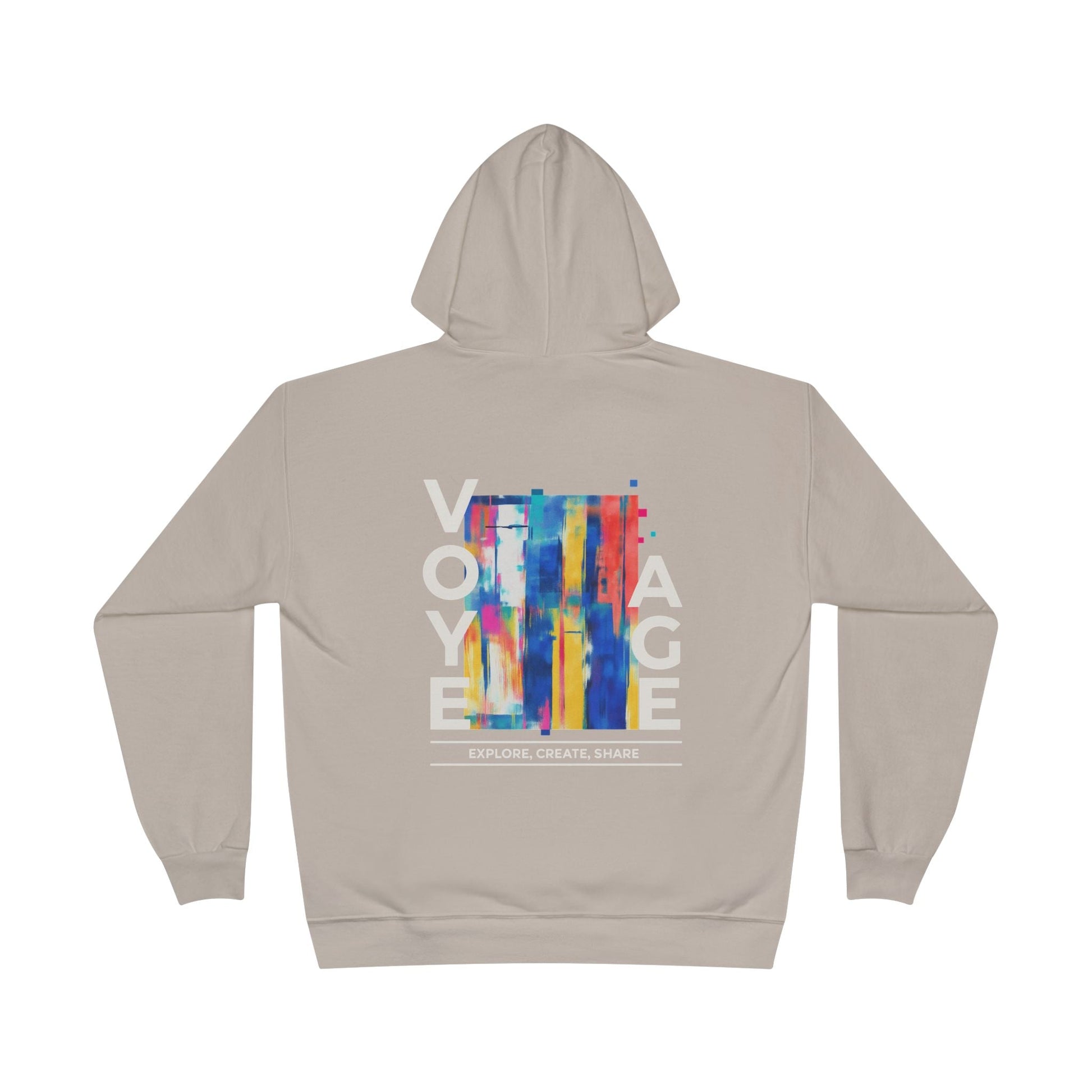 Eco-Friendly Pullover Hoodie - Modern Sustainable Design Printify