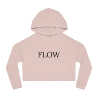 Cropped Hoodie Sweatshirt for Women with Cropped Design and Ribbed Cuffs Printify