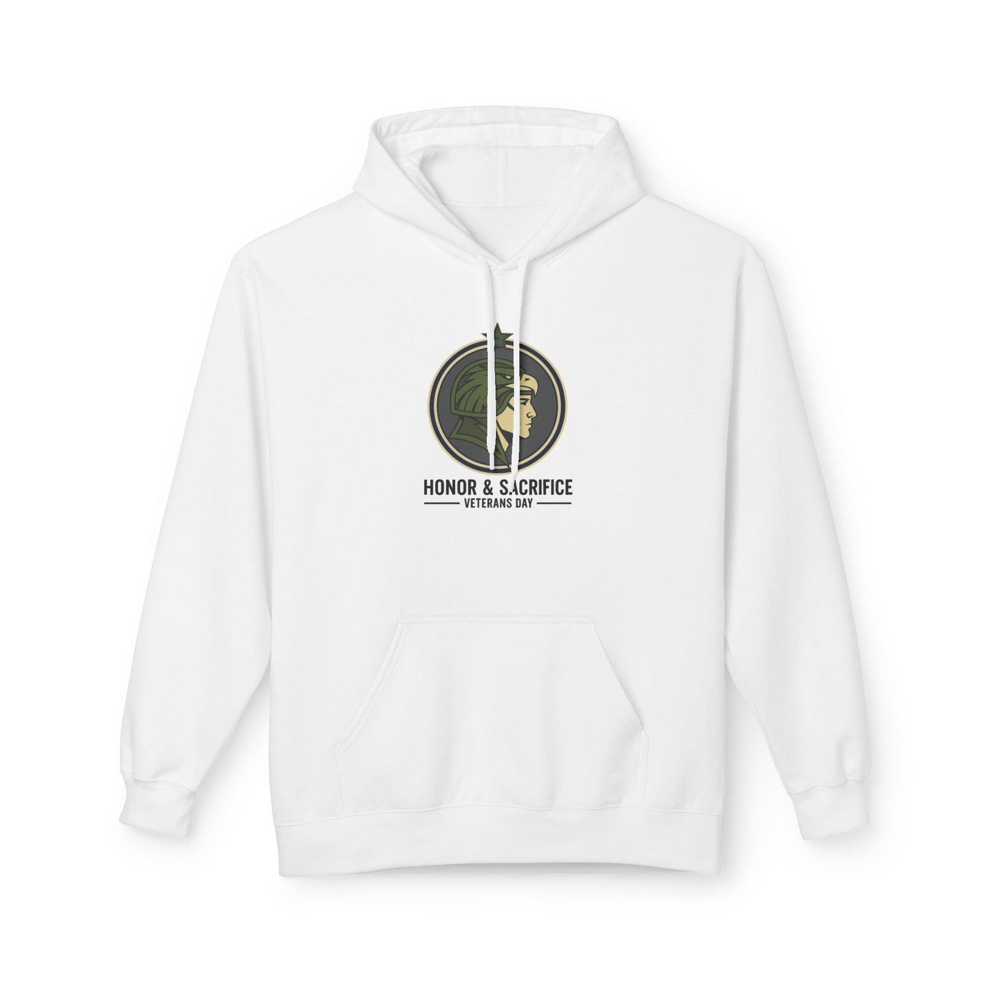 Fleece Hoodie - Honor & Sacrifice Design - Unisex Printify