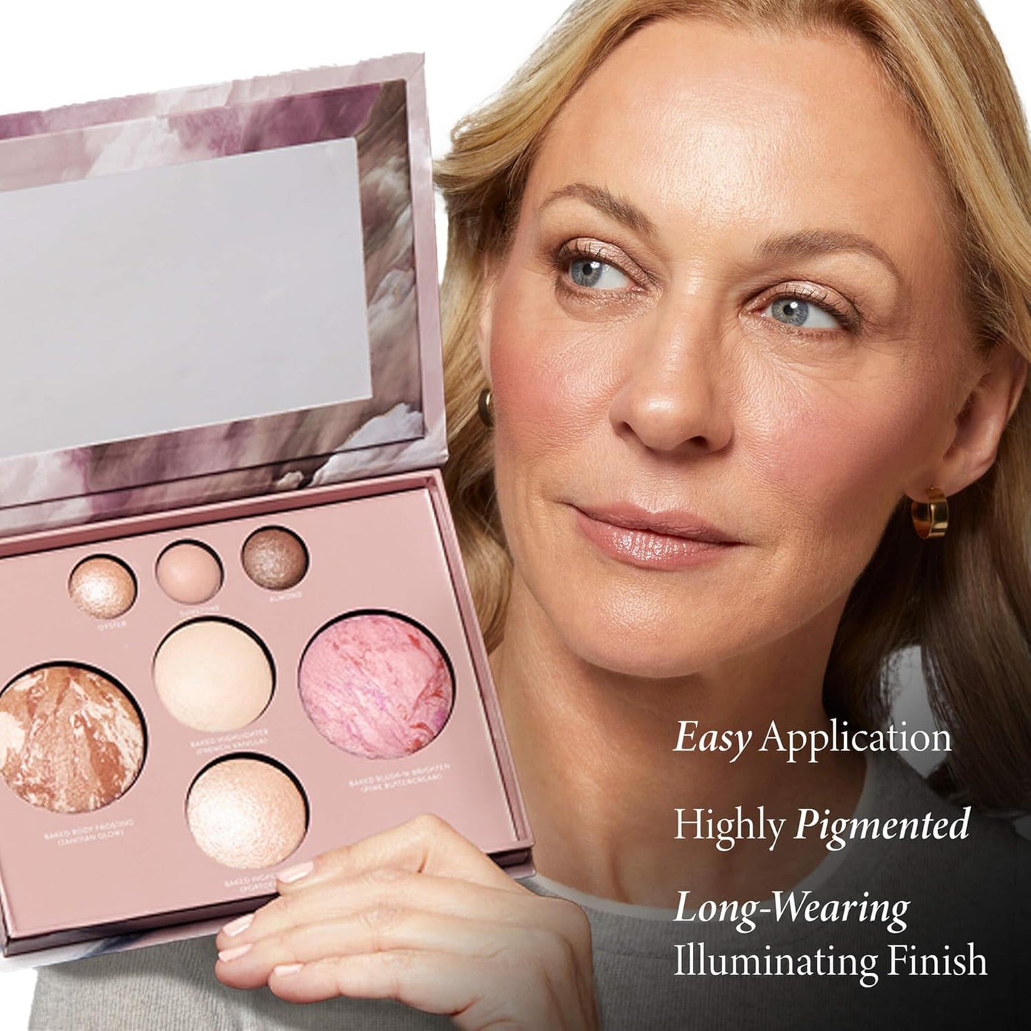 LAURA GELLER NEW YORK Best of the Best Baked Palette – 7-in-1 Full Face Palette – Bronzer, Blush, 2 Highlighters & 3 Eyeshadows – Crease-Proof, Handmade in Italy – Travel-Friendly Quick Pick Grocers