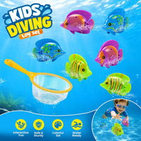 Diving Pool Toys, Bath Toys Set for Kids Shower Ages 3-12, Beach Essentials Water Toy Pool Games Summer Swim Water Dive Sinking Mermaid Toys Quick Pick Grocers