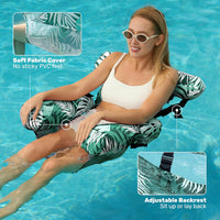 SLOOSH Inflatable Pool Floats Adult,2 Packs Floating Lounge Chairs,Blow up Pool Noodles for Adult Heavy Duty,Floating Chair for Party Summer Water Beach Lake Fun Quick Pick Grocers