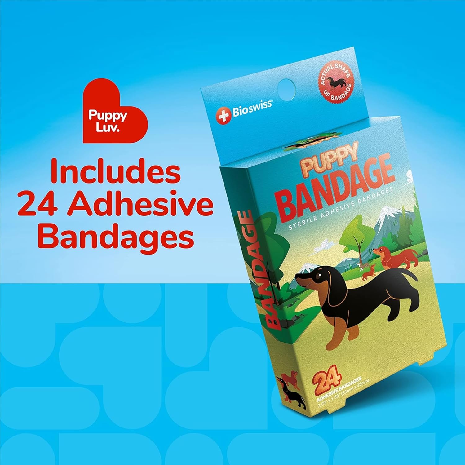 BioSwiss Bandages, Self Adhesive Bandage Set, Latex Free, Sterile Wound Care Quick Pick Grocers