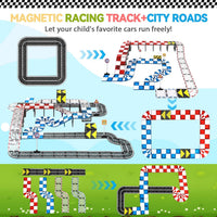 Magnetic Tiles Building Blocks for 3 4 5 6 7 8+ Years Old Boys Girls Colorful Magnet Stacking Toys Birthday Gift for Toddlers STEM Preschool Educational Construction Tiles Set Quick Pick Grocers