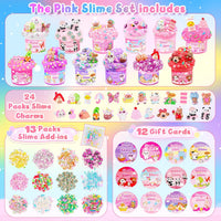 Cloud Slime kit for Girls Ages 8-12, Toys for Girls and Boys, for Kids Slime Set Party kit Goodie Bag Stuffers, 4 5 6 7 8 9 10 Year Old Girl Birthday Gift Cute Stuff Quick Pick Grocers
