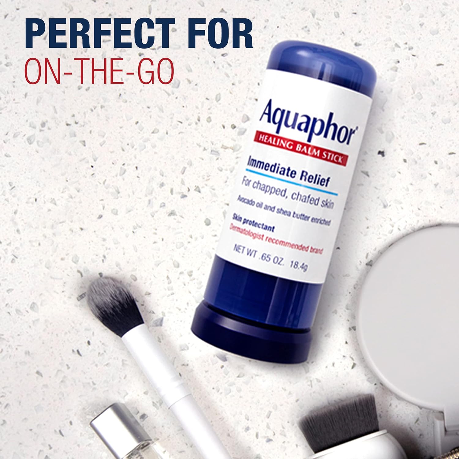 Aquaphor Healing Balm Stick, Skin Protectant with Avocado Oil and Shea Butter, 0.65 Oz Stick Quick Pick Grocers