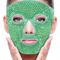ZNÖCUETÖD Cold Face Eye Mask Ice Pack Reduce Facial Puff, Dark Circles, Hot Cold Compress Pack, Face SPA Gift for Woman Sleeping, Pressure, Headaches, Skin Care, Post Laser Cosmetic Care, Reversible Quick Pick Grocers