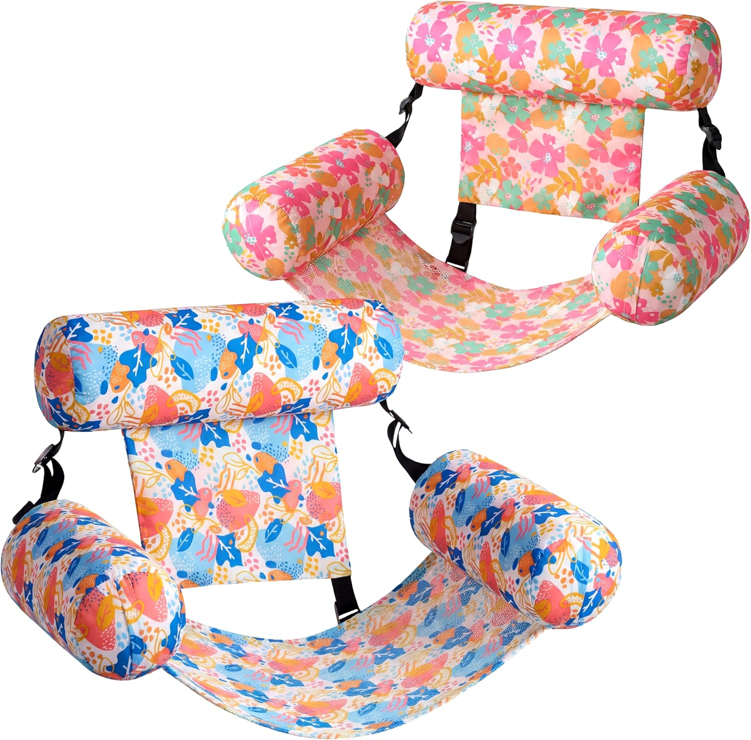 SLOOSH Inflatable Pool Floats Adult,2 Packs Floating Lounge Chairs,Blow up Pool Noodles for Adult Heavy Duty,Floating Chair for Party Summer Water Beach Lake Fun Quick Pick Grocers