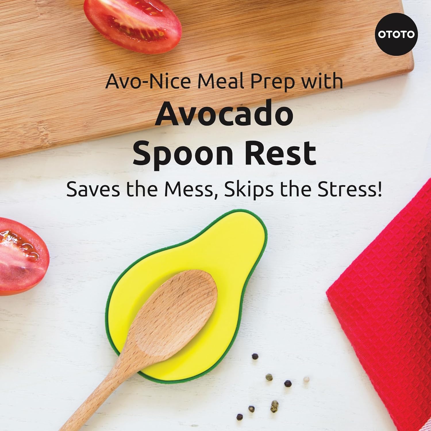 OTOTO Funny Spoon Holder - Spoon Rest for Stove Top - Cooking Gadgets, Gifts, Cute Kitchen Accessories, Funny Gifts, Random Stuff Quick Pick Grocers