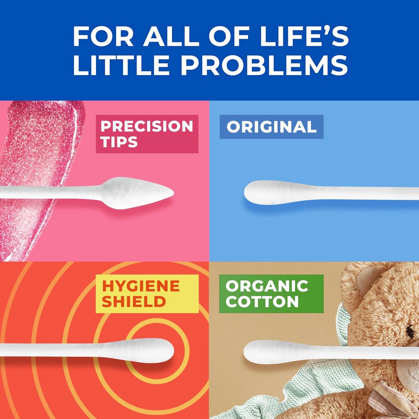 Q-tips Cotton Swabs For Hygiene and Beauty Care Original Cotton Swab Made With 100% Cotton 625 Count Quick Pick Grocers