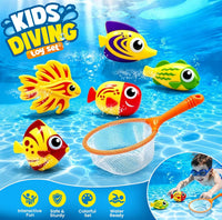 Diving Pool Toys, Bath Toys Set for Kids Shower Ages 3-12, Beach Essentials Water Toy Pool Games Summer Swim Water Dive Sinking Mermaid Toys Quick Pick Grocers