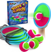 Ayeboovi Toss and Catch Ball Outdoor Beach Pool Toys for 3 4 5 6 7 8 Year Old Boys Girls Birthday Gifts Easter Basket Stuffers Outside Yard Games for Kids and Family Activities Quick Pick Grocers