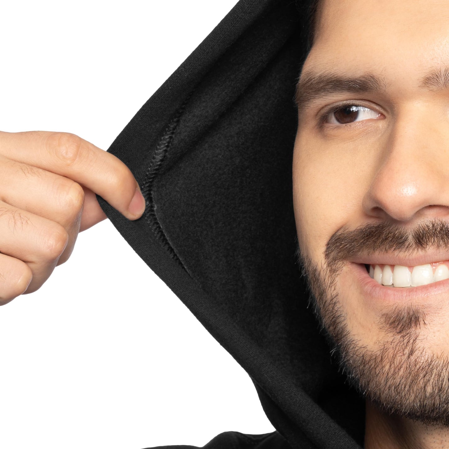 Fruit of the Loom mens Eversoft Fleece Sweatshirts & Hoodies Shirt, Pullover - Black, Large US Econic Blanks