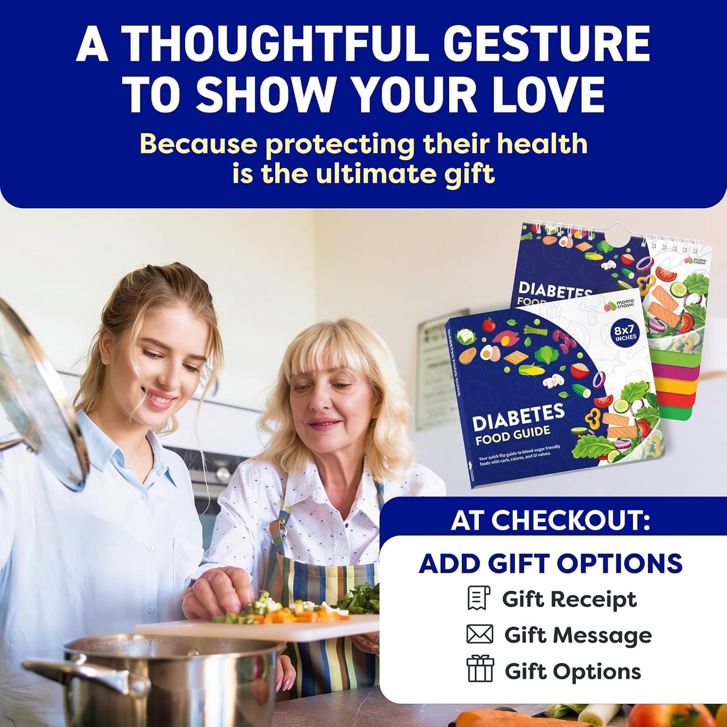 Magnetic Kitchen & Health Reference Cheat Sheet Booklet Quick Pick Grocers