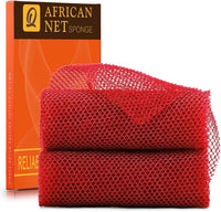 African Bath Sponge African Net Long Net Bath Sponge Exfoliating Shower Body Scrubber Back Scrubber Skin Smoother,Great for Daily Use Quick Pick Grocers