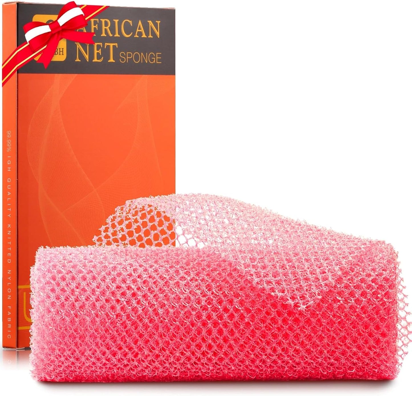 African Bath Sponge African Net Long Net Bath Sponge Exfoliating Shower Body Scrubber Back Scrubber Skin Smoother,Great for Daily Use Quick Pick Grocers
