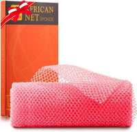 African Bath Sponge African Net Long Net Bath Sponge Exfoliating Shower Body Scrubber Back Scrubber Skin Smoother,Great for Daily Use Quick Pick Grocers