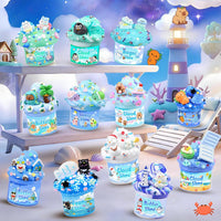 Cloud Slime kit for Girls Ages 8-12, Toys for Girls and Boys, for Kids Slime Set Party kit Goodie Bag Stuffers, 4 5 6 7 8 9 10 Year Old Girl Birthday Gift Cute Stuff Quick Pick Grocers