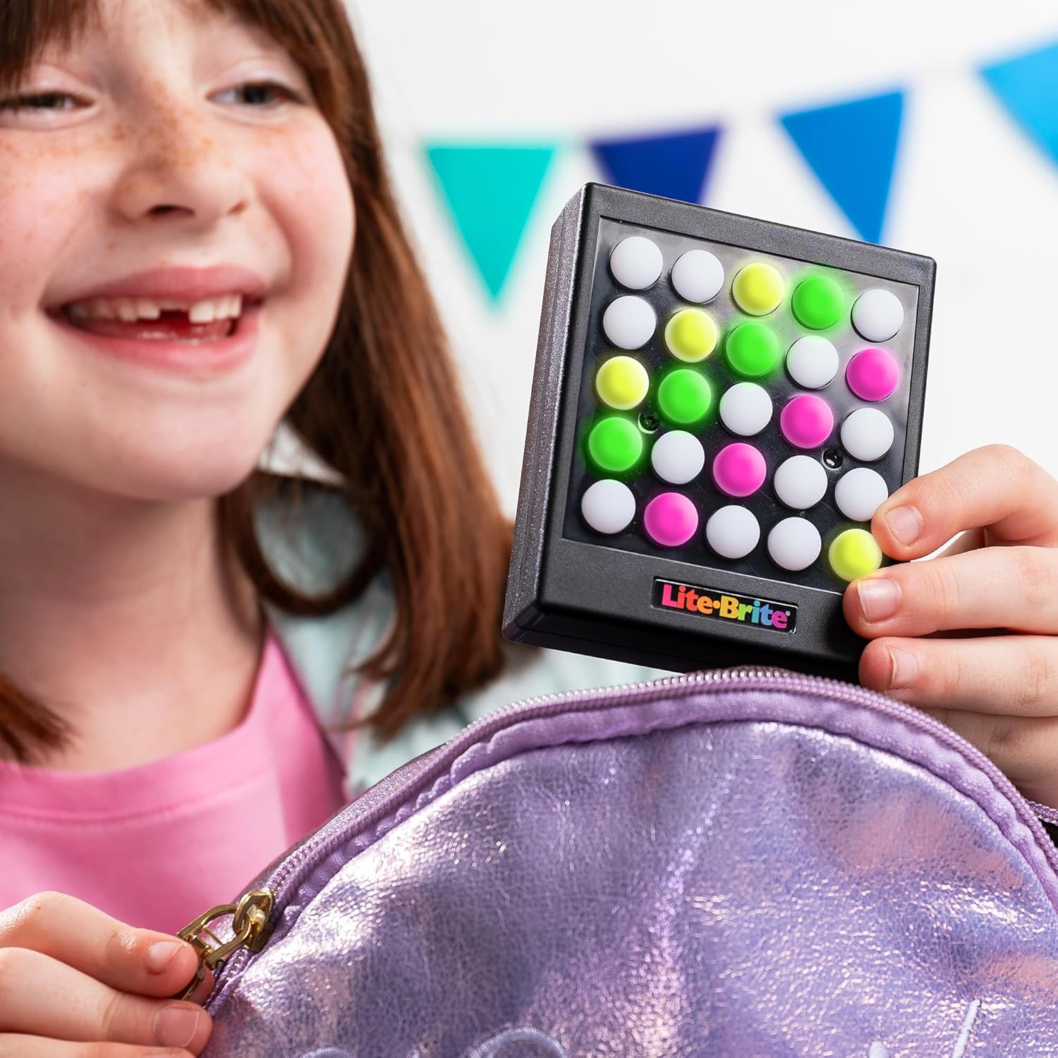 Lite-Brite Touch - Create, Play and Animate - Light Up Portable Stem Sensory Learning Toy, Creative Art Stem Toy for Girls, Boys, Unisex, Toddler, Holiday, Birthday, Gift, Ages 6+ Quick Pick Grocers