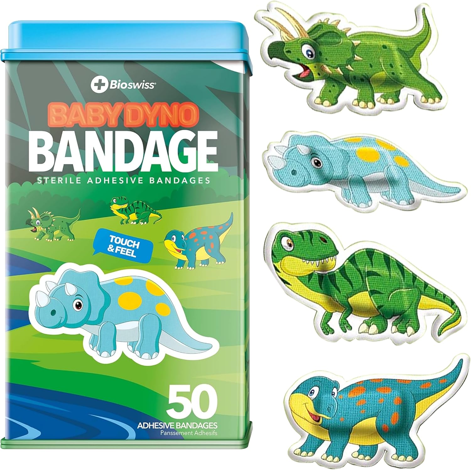 BioSwiss Bandages, Self Adhesive Bandage Set, Latex Free, Sterile Wound Care Quick Pick Grocers