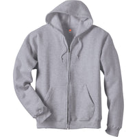 Hanes Men's Full-Zip Eco-Smart Hoodie, Light Blue, XX-Large Econic Blanks