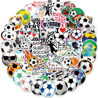100PCS Soccer Stickers for Boys Girls Kids Teens, Vinyl Waterproof Soccer Stickers for Water Bottles, Laptops, Goodie Bag Stuffers, 2026 Soccer World Cup Party Favors Quick Pick Grocers