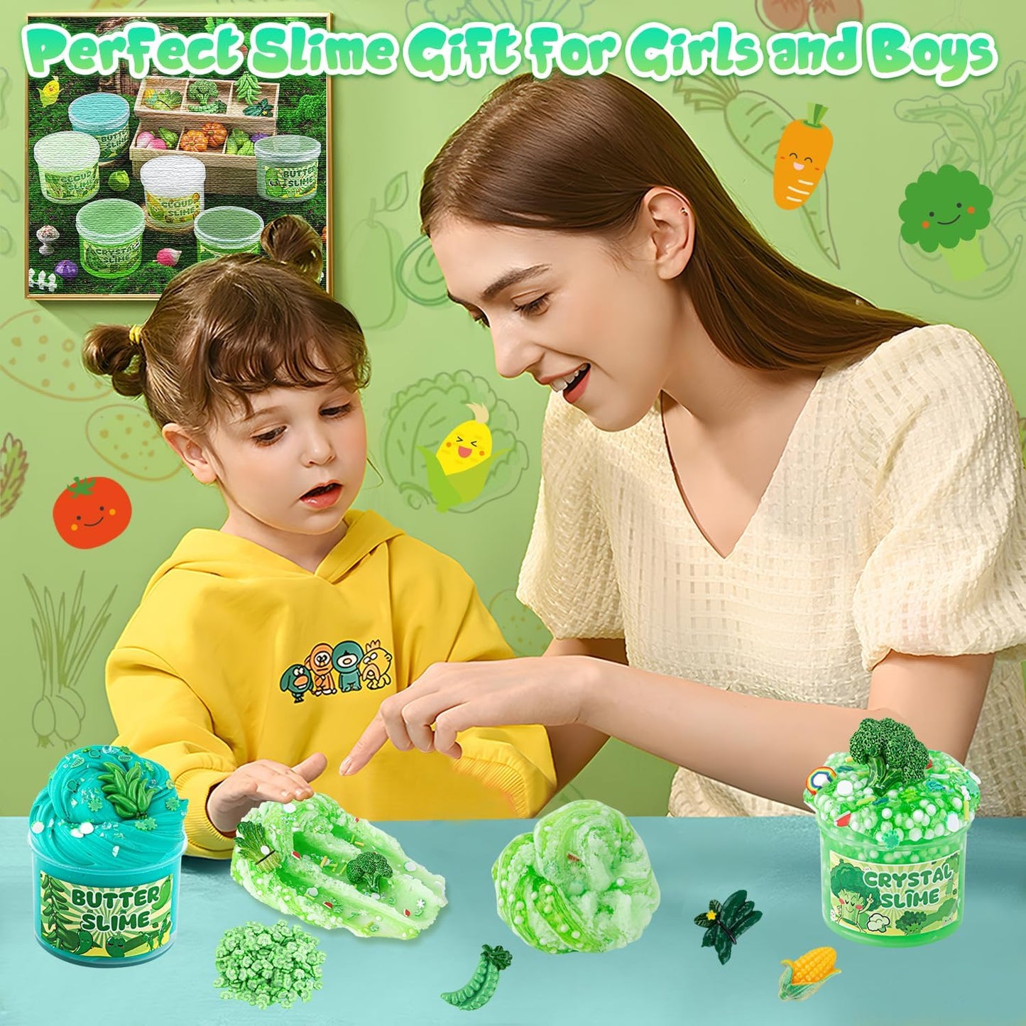 Cloud Slime kit for Girls Ages 8-12, Toys for Girls and Boys, for Kids Slime Set Party kit Goodie Bag Stuffers, 4 5 6 7 8 9 10 Year Old Girl Birthday Gift Cute Stuff Quick Pick Grocers