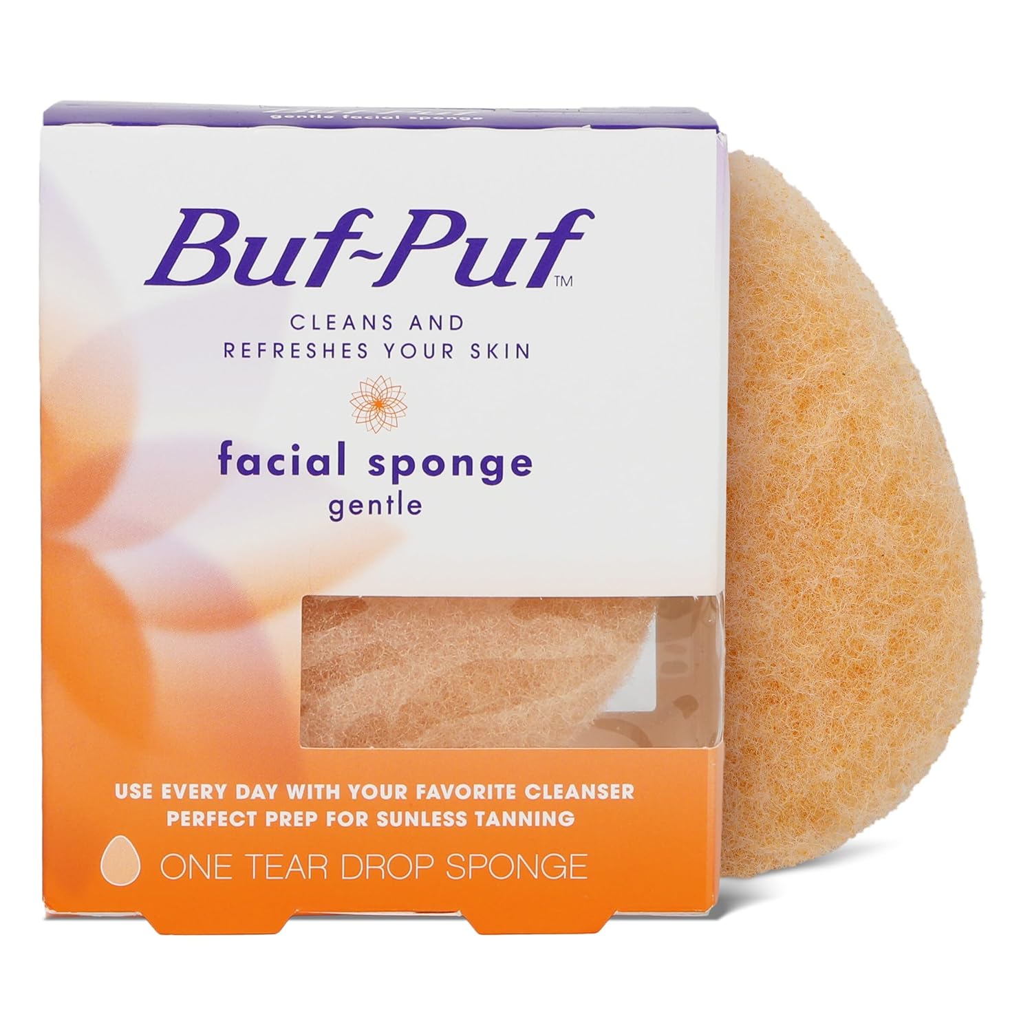 Buf-Puf Gentle Facial Sponge | Dermatologist Developed | Exfoliating | Reusable Quick Pick Grocers