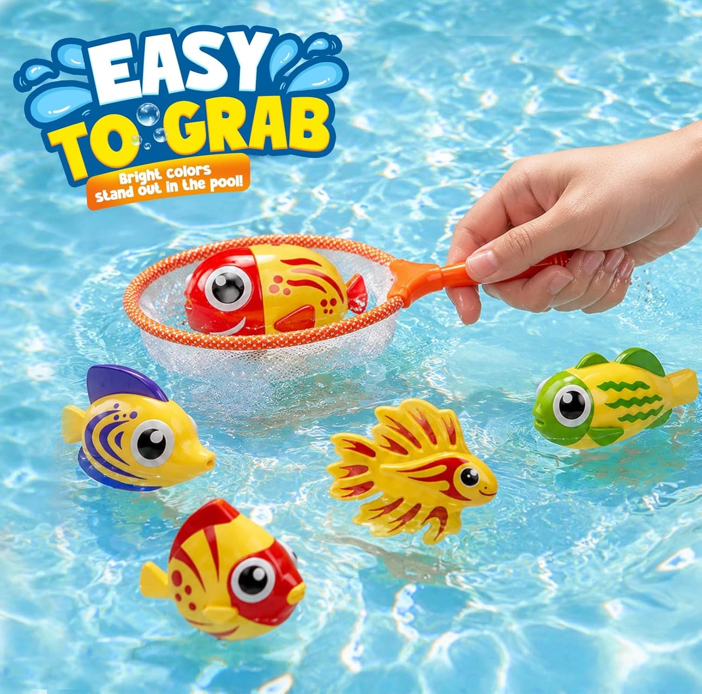 Diving Pool Toys, Bath Toys Set for Kids Shower Ages 3-12, Beach Essentials Water Toy Pool Games Summer Swim Water Dive Sinking Mermaid Toys Quick Pick Grocers