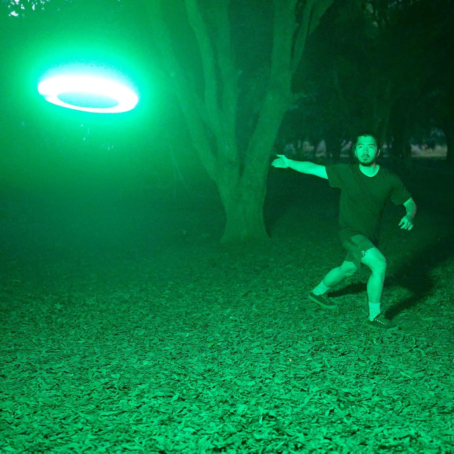 TOSY Flying Disc - 108 RGB Multicolor or 36 Monocolor LEDs, Super Bright, Smart Modes, Easter Basket Stuffers Gift, Camping Toy for Kid/Teen/Adult, Auto Light Up, Rechargeable, Waterproof, 175g Quick Pick Grocers