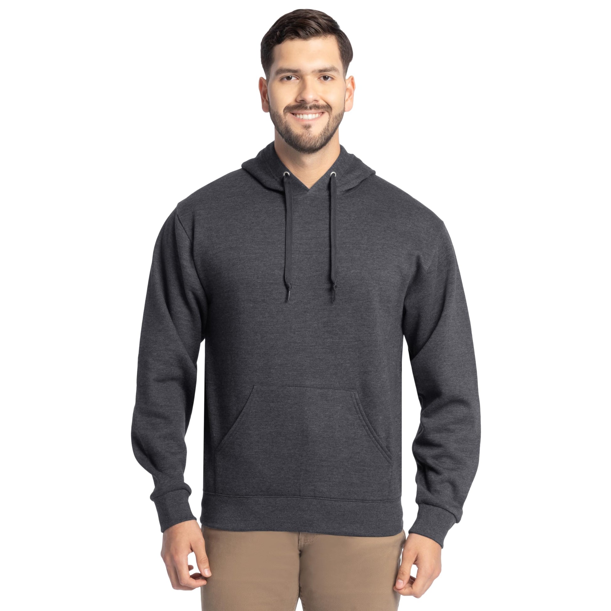 Fruit of the Loom mens Eversoft Fleece Sweatshirts & Hoodies Shirt, Pullover - Black, Large US Econic Blanks