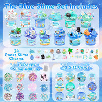 Cloud Slime kit for Girls Ages 8-12, Toys for Girls and Boys, for Kids Slime Set Party kit Goodie Bag Stuffers, 4 5 6 7 8 9 10 Year Old Girl Birthday Gift Cute Stuff Quick Pick Grocers