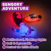 Tub Works® Bugs™ Light Up Bath Toys, 6 Pack | Water-Activated Light Up Toys Flash & Change Color | Easy-Grip Baby Girl & Toddler Bath Toys | Sensory Bathtub Toys with Bath Lights Quick Pick Grocers