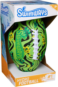 Swimways Hydro Waterproof Football, Outdoor Games for Adults and Kids, Swimming Pool Accessories and Pool Party Games,9.25 Inches Quick Pick Grocers