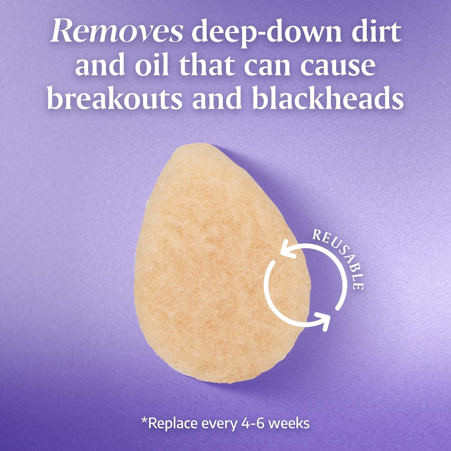 Buf-Puf Gentle Facial Sponge | Dermatologist Developed | Exfoliating | Reusable Quick Pick Grocers